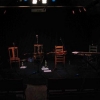 Inside: the Mixed Company stage after our sound check, before the house was opened.