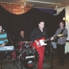 Oct. 21, sound check on a Larch song, first show at the King & Queen in Hamble